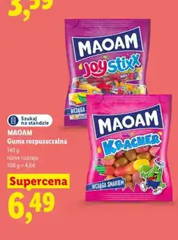 Lidl Guma rozpuszczalna Maoam Joystixx oferta