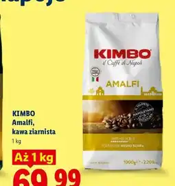 Lidl Kawa ziarnista Kimbo Amalfi oferta