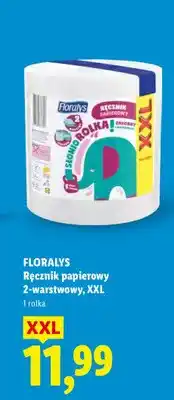 Lidl Ręcznik papierowy 2-warstwowy Floralys XXL oferta
