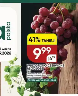 Chata Polska Winogrono czerwone Red Globe oferta