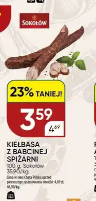 Chata Polska Kiełbasa z Babcinej Spiżarni Sokołów oferta