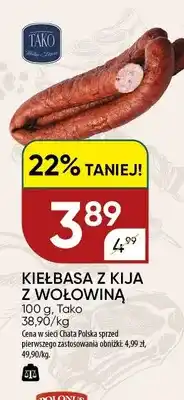 Chata Polska Kiełbasa z kija z wołowiną Tako oferta