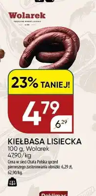 Chata Polska Kiełbasa lisiecka Wolarek oferta