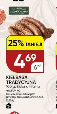 Chata Polska Kiełbasa tradycyjna Zielona Kraina oferta
