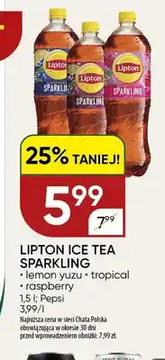 Chata Polska Herbata mrożona Lipton Ice Tea Sparkling Lemon Yuzu oferta