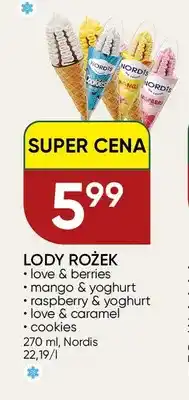 Chata Polska Lody rożek Nordis love & berries oferta