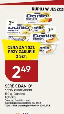 Chata Polska Serek homogenizowany Danio o smaku waniliowym oferta