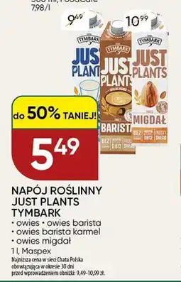 Chata Polska Napój owsiany Tymbark Just Plants oferta