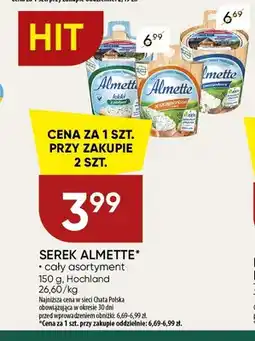 Chata Polska Serek puszysty Almette lekki z ziołami oferta