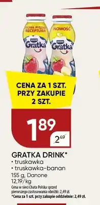 Chata Polska Napój jogurtowy Gratka truskawka oferta