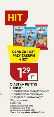 Chata Polska Ciastka Petitki Lubisie z nadzieniem czekoladowym oferta