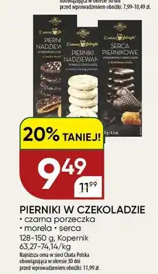 Chata Polska Pierniki w czekoladzie Kopernik czarna porzeczka oferta
