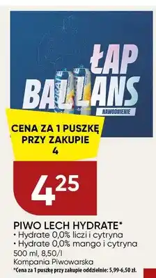 Chata Polska Piwo bezalkoholowe Lech Hydrate liczi i cytryna oferta