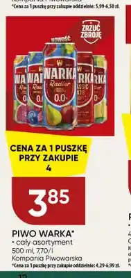 Chata Polska Piwo bezalkoholowe Warka Radler kiwi i pigwa oferta