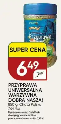 Chata Polska Przyprawa uniwersalna warzywna Dobra Nasza! oferta