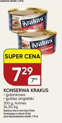 Chata Polska Konserwa gulasz angielski Krakus oferta