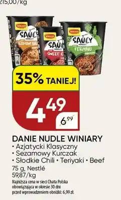 Chata Polska Danie nudle Winiary Azjatycki Klasyczny oferta