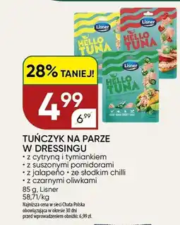 Chata Polska Tuńczyk na parze w dressingu Lisner z cytryną i tymiankiem oferta