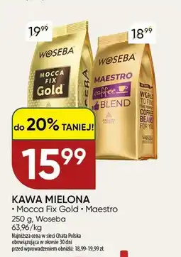 Chata Polska Kawa mielona Woseba Mocca Fix Gold oferta