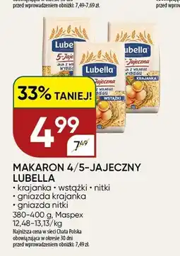 Chata Polska Makaron 4/5-jajeczny Lubella wstążki oferta
