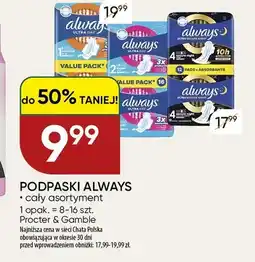 Chata Polska Podpaski Always Ultra Day Value Pack oferta