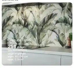 Castorama Glazura Cersanit Tahiti vegetal greeen 30x90cm oferta