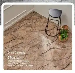 Castorama Gres Castelis beige 59,8x119,8cm Paradyż oferta