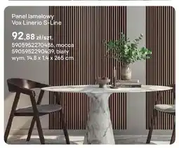 Castorama Panel lamelowy Vox Linerio S-Line mocca wym. 14,8x1,4x265cm oferta