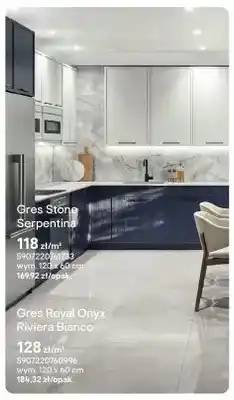 Castorama Gres Stone Serpentina Ceramstic wym. 120x60cm oferta