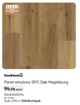 Castorama Panel winylowy SPC Dąb Magdeburg gr. 4mm oferta