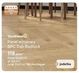 Castorama Panel winylowy SPC Dąb Bedford GoodHome jodełka 4,5mm oferta