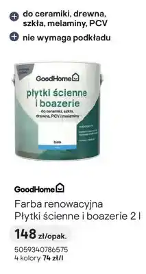 Castorama Farba renowacyjna Płytki ścienne i boazerie GoodHome oferta
