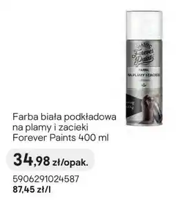 Castorama Farba biała podkładowa na plamy i zacieki Forever Paints oferta
