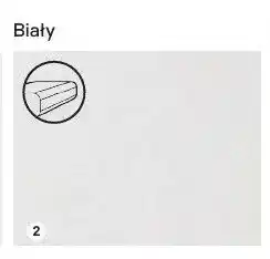 Castorama Obrzeże ABS Biały 3,2x0,1x61cm oferta