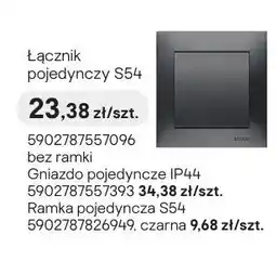 Castorama Łącznik pojedynczy S54 bez ramki oferta