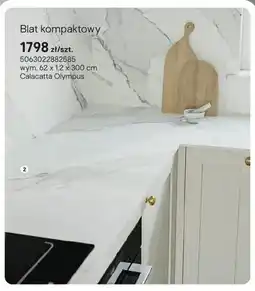 Castorama Blat kompaktowy Calacatta Olympus wym. 62x1,2x300cm oferta
