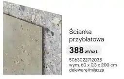 Castorama Ścianka przyblatowa deleware/milazza wym. 60x0,3x200cm oferta