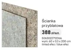 Castorama Ścianka przyblatowa tinted efez / blue efez wym. 60x0,3x200cm oferta