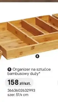 Castorama Organizer na sztućce bambusowy duży szer. 51,4cm oferta