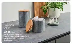 Castorama Pojemnik Dajar plaster miodu z pokrywką szary oferta