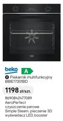 Castorama Piekarnik multifunkcyjny beko BBIE17301BD oferta