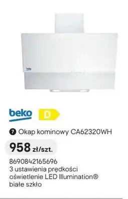 Castorama Okap kominowy Beko CA62320WH oferta