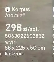 Castorama Korpus Atomia wym. 58x225x50cm kaszmir oferta