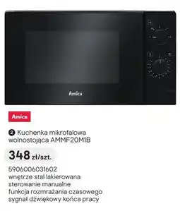 Castorama Kuchenka mikrofalowa wolnostojąca Amica AMMF20M1B oferta