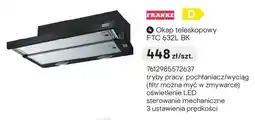 Castorama Okap teleskopowy FRANKE FTC 632l BK oferta
