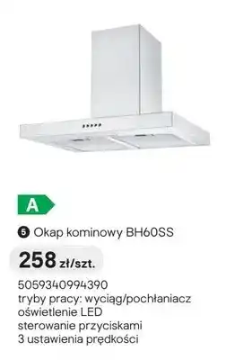 Castorama Okap kominowy BH60SS oferta