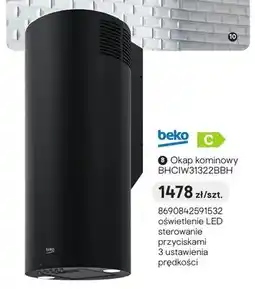 Castorama Okap kominowy Beko BHCIW31322BBH oferta