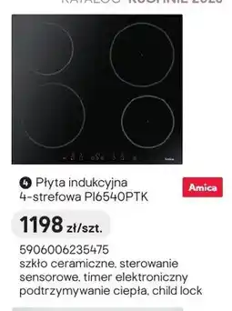 Castorama Płyta indukcyjna 4-strefowa Amica PI6540PTK oferta
