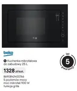 Castorama Kuchenka mikrofalowa do zabudowy beko oferta