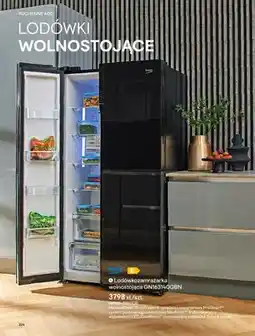 Castorama Lodówkozamrażarka wolnostojąca beko GN163140GBN oferta